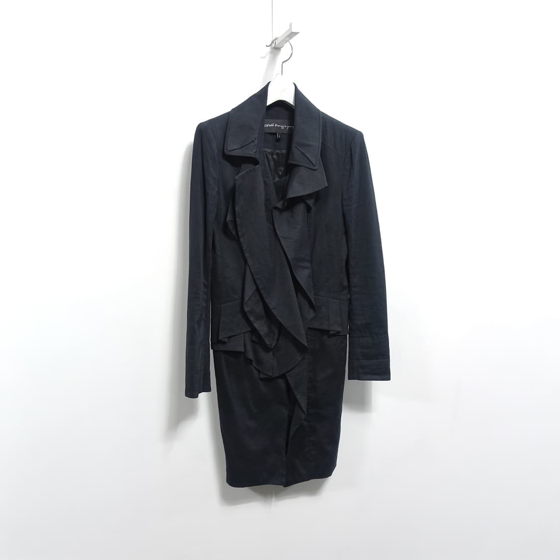 [55] OBZEE 오브제 드레이핑 러플 레이어드 코트 상품이미지2