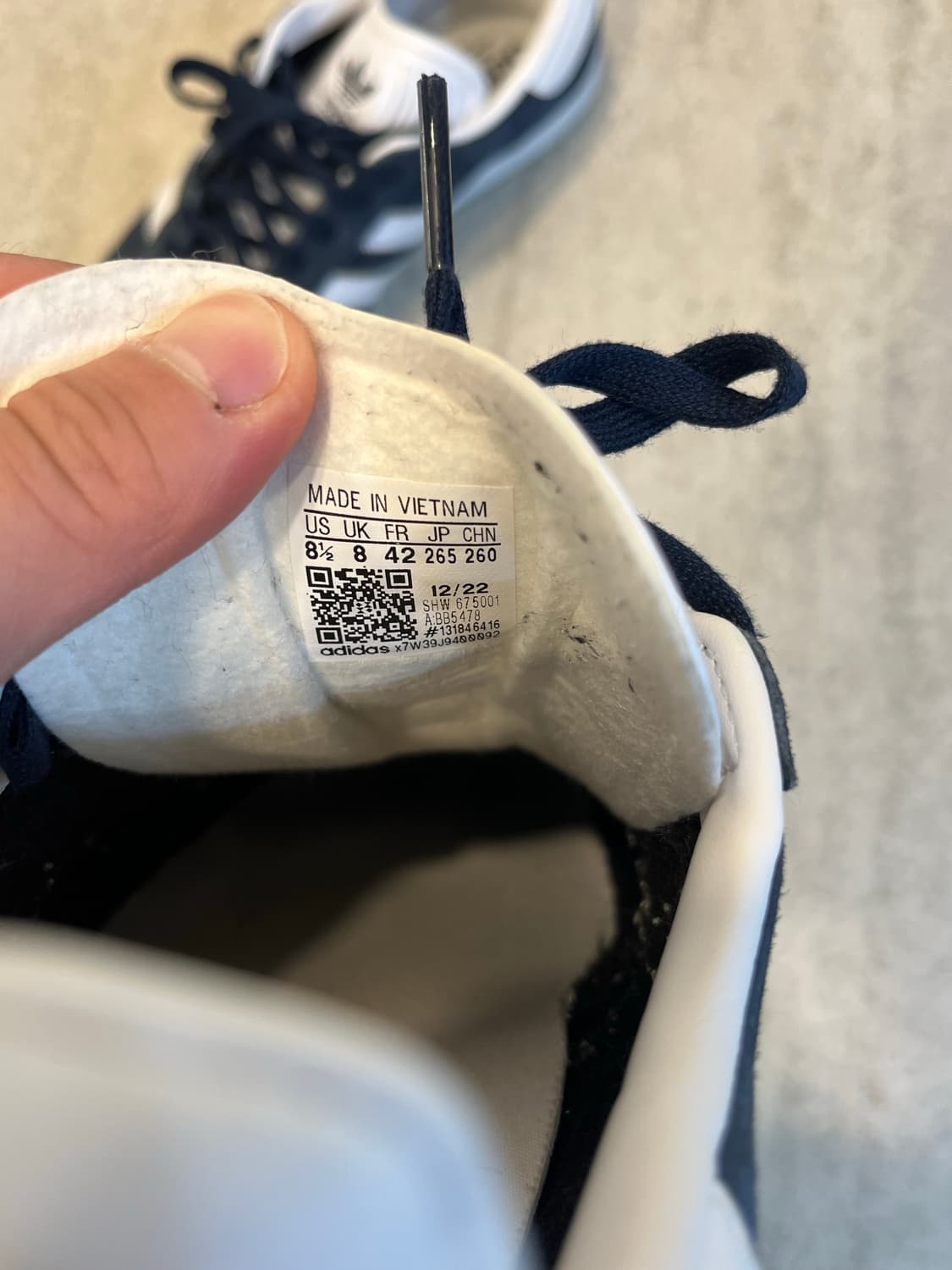 아디다스 가젤 - 네이비 / BB5478 상품이미지7