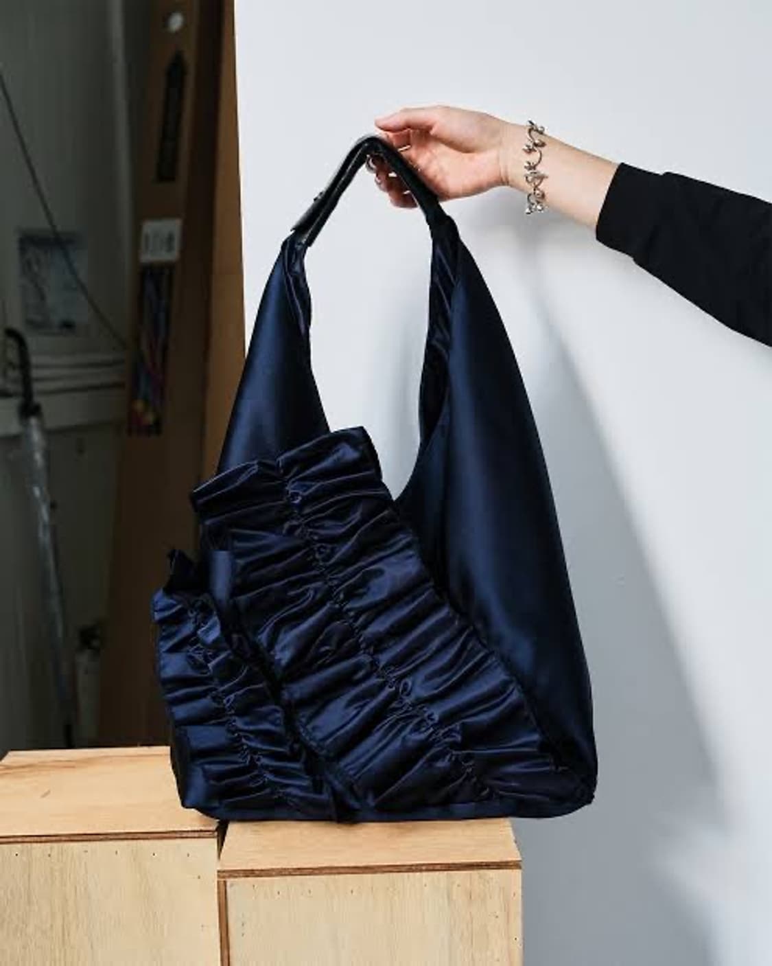 생긴스튜디오 오리가미 러플 백 숄더백 토트백 상품이미지2