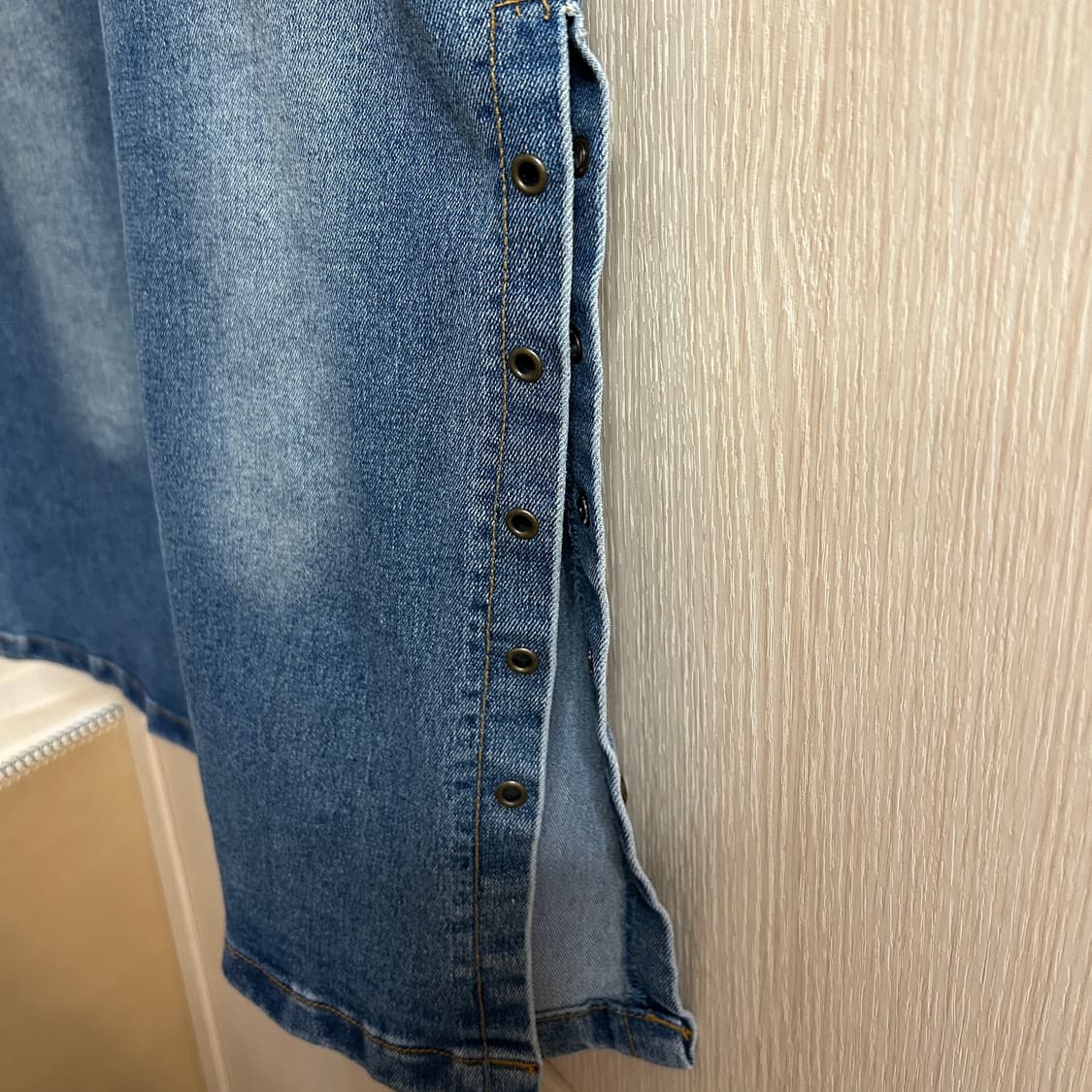 버클 펀칭 빈티지 스커트 상품이미지5