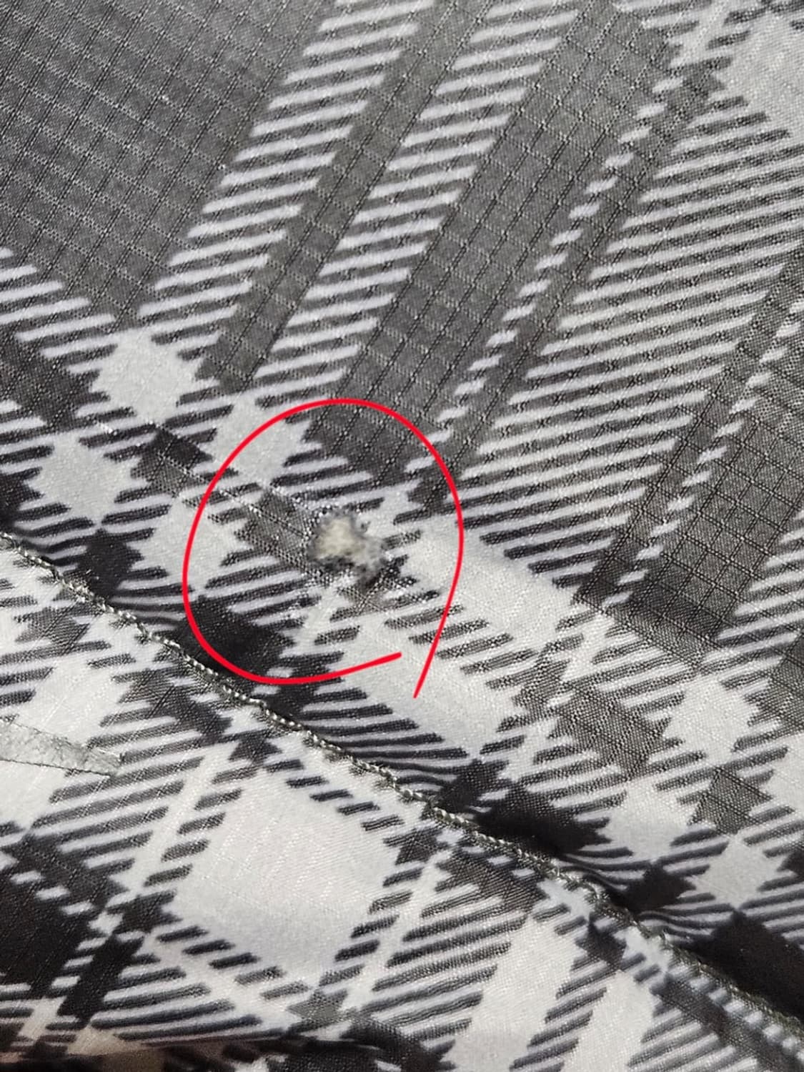 나이키 acg 패딩/타탄체크 경량 패딩/구스패딩/체크무늬 상품이미지8