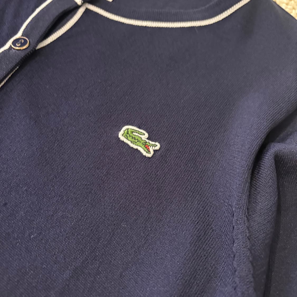 라코스테 긴팔 가디건⭐️330 상품이미지2