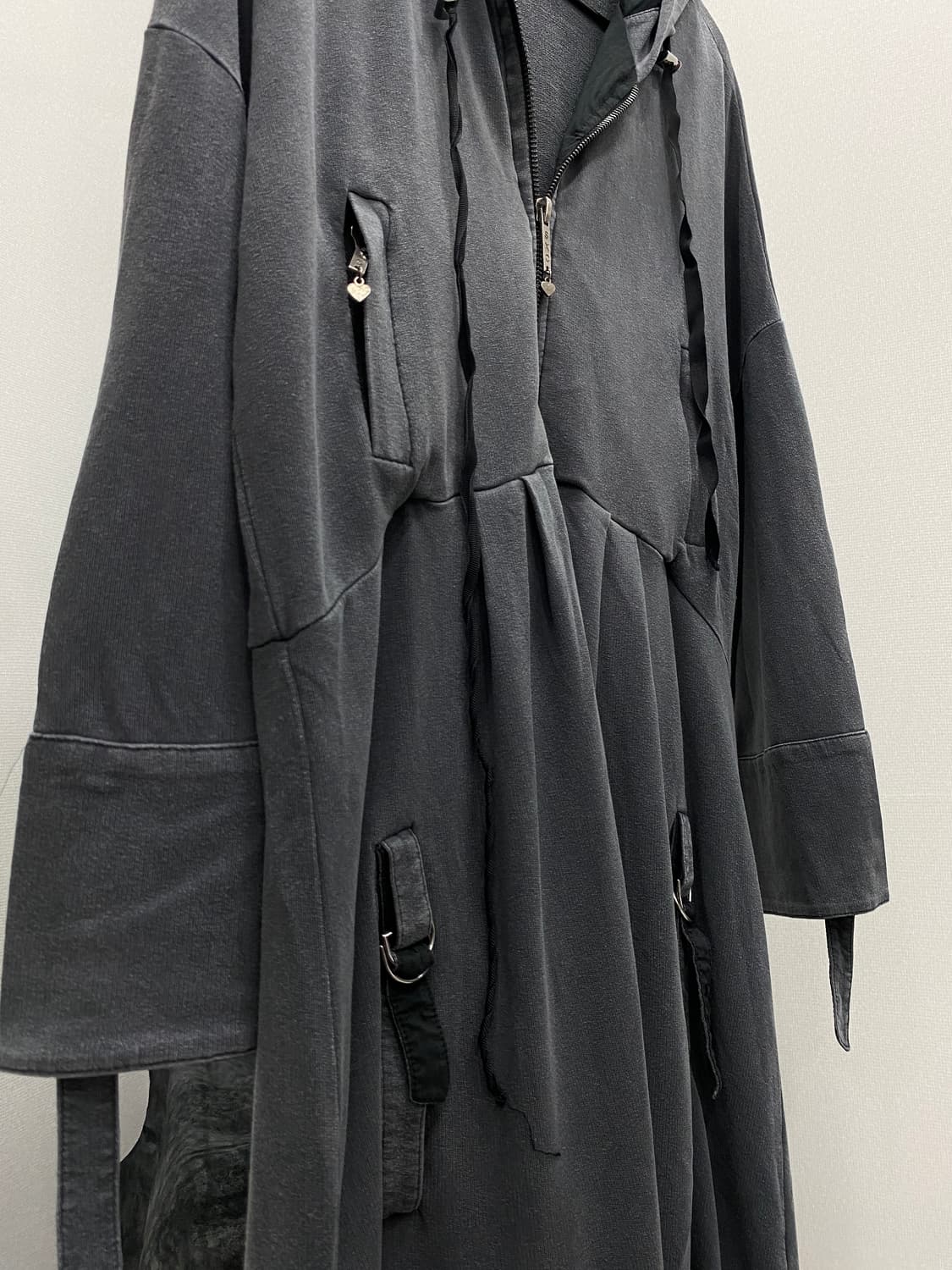 Hooded Long Dress Coat 상품이미지3
