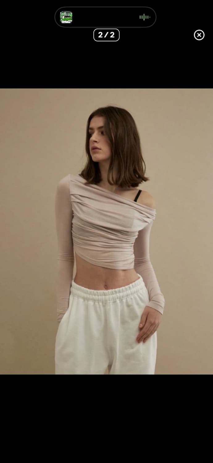 쓰리타임즈 드레이프 탑 상품이미지2