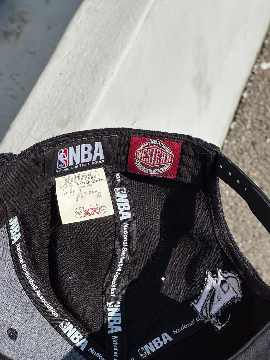 [F] NBA 엔비에이 블랙 스냅백 모자 상품이미지7