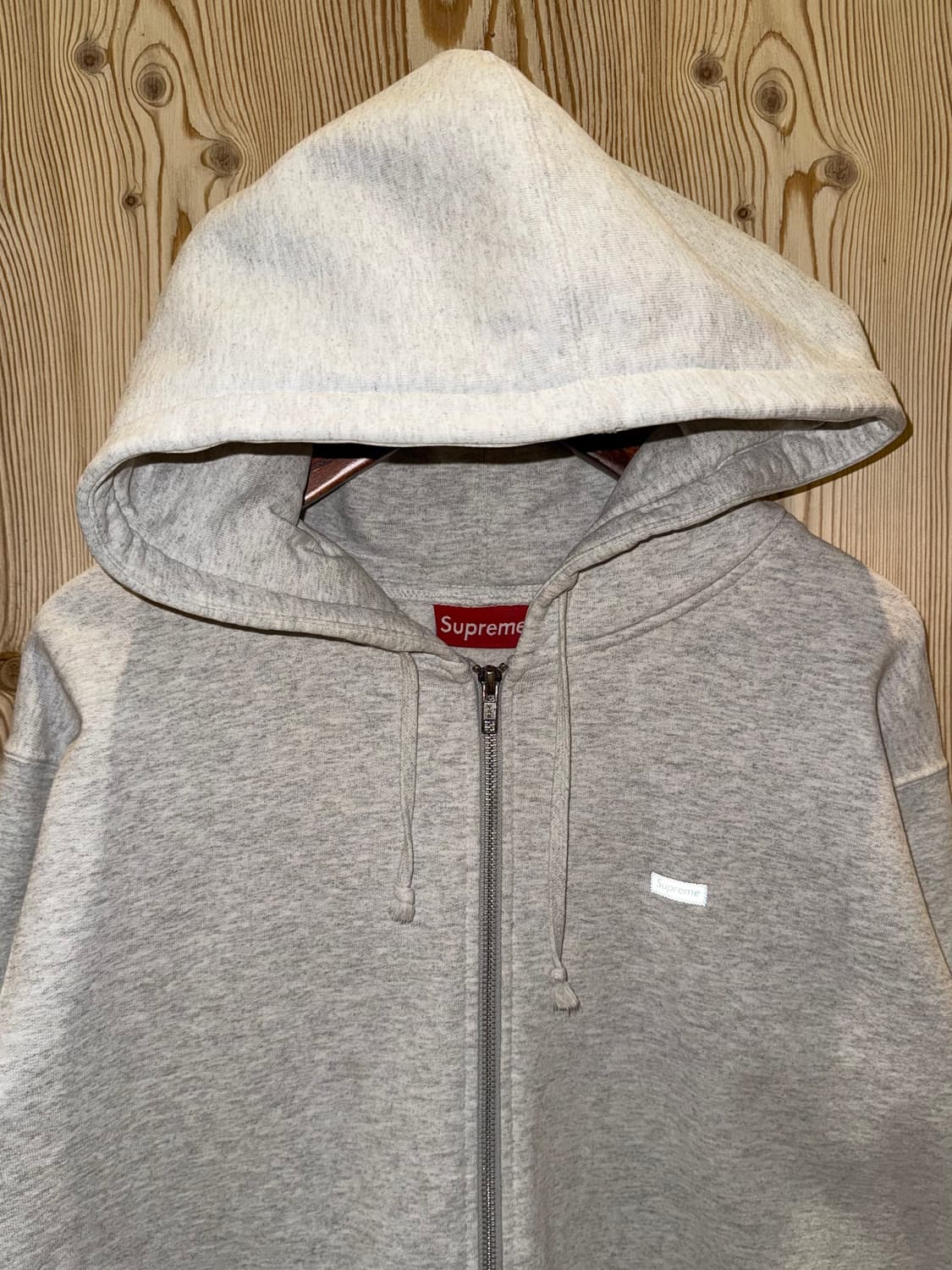 슈프림 스몰 박스로고 후드집업 상품이미지2