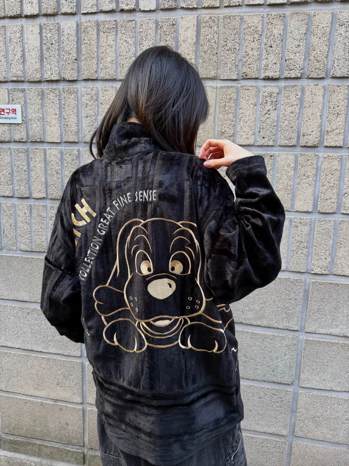 갈피 오버핏 벨루어 집업 상품이미지8