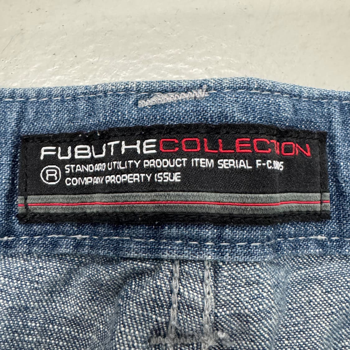 FUBU 후부 Y2K 힙합 워싱 와이드 데님 카고팬츠 상품이미지9