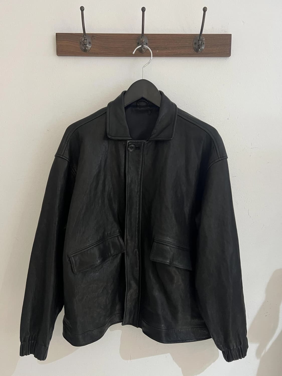 모네마켓 레더 자켓 상품이미지5