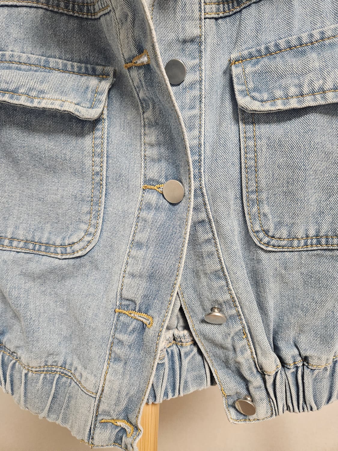 L'ECCOVE 헬싱키 데님 반팔 자켓 상품이미지4