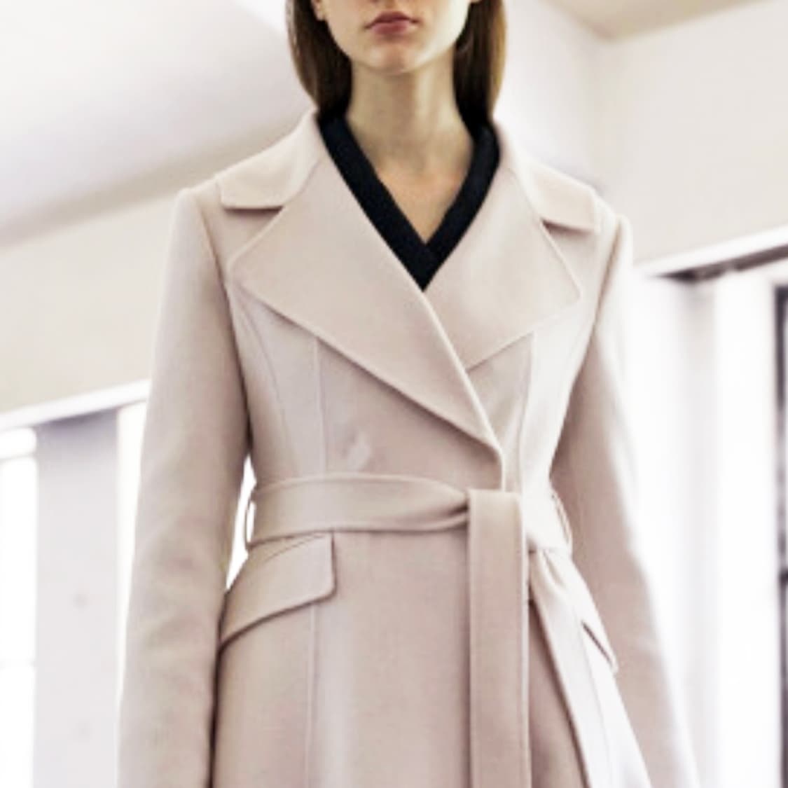 케네스레이디(kenneth lady) 캐시울 플레어코트 55-66 상품이미지2