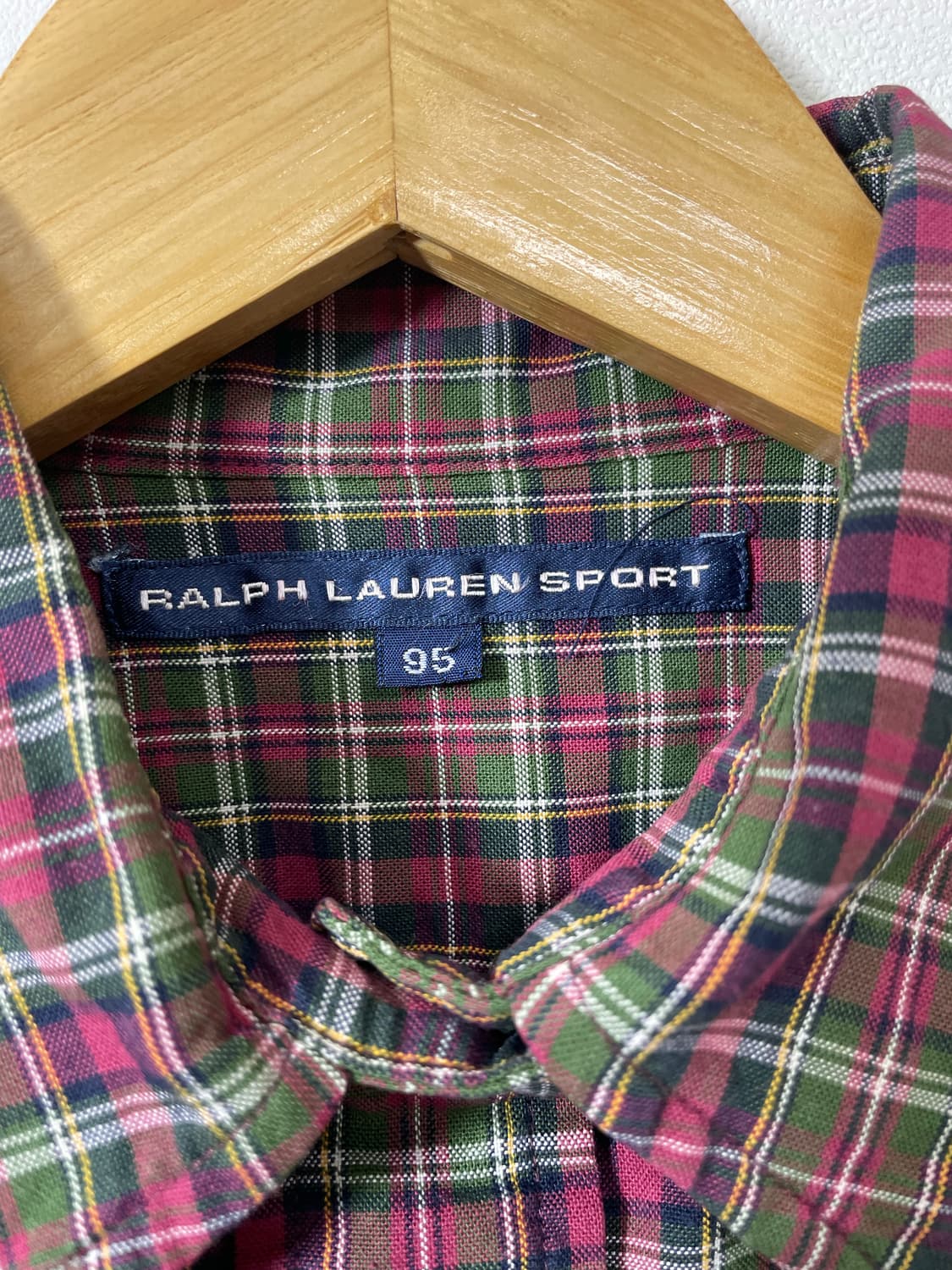 폴로Polo 코튼 체크 셔츠 95 - S12  상품이미지4