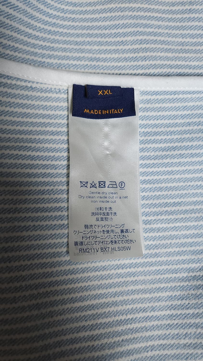 [XXL] 루이비통 모노그램 워터컬러 워크웨어 데님 셔츠 자켓 상품이미지8