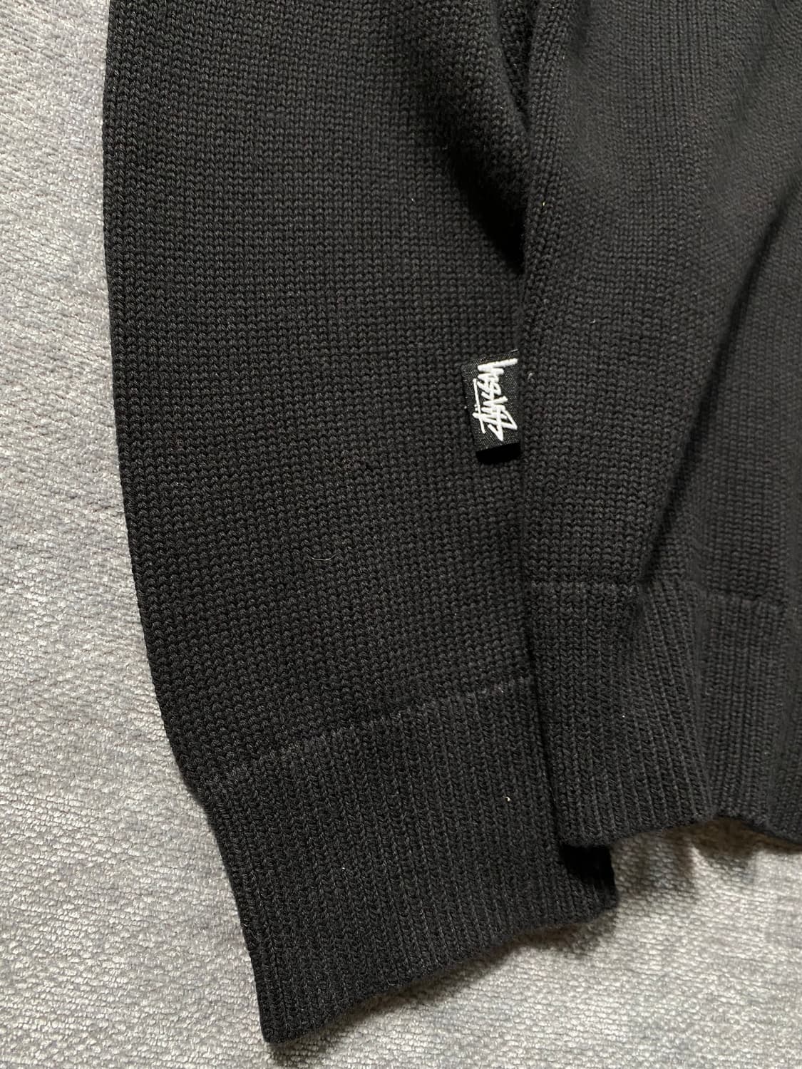 [M] Stussy 스투시 피스 크라운 빅 로고 니트 상품이미지4