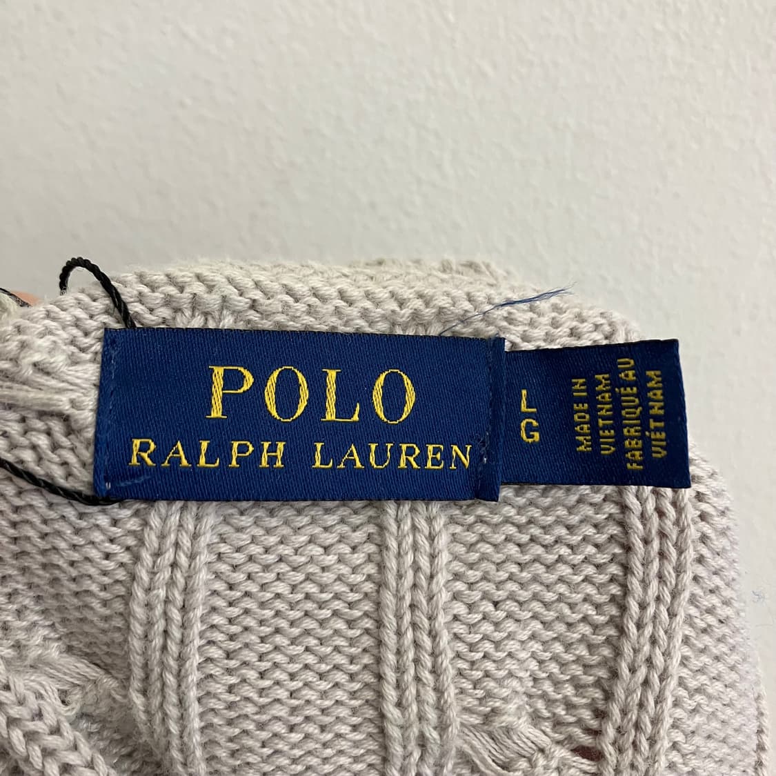 N106 폴로 꽈배기 브이넥 니트 상품이미지3