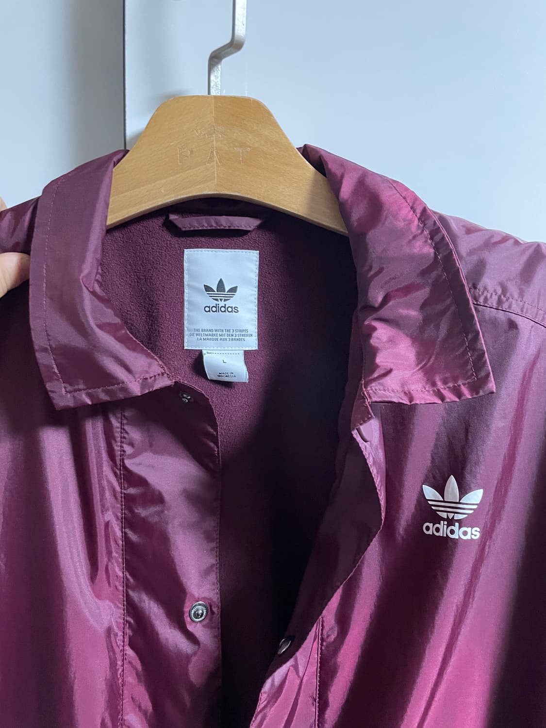 아디다스 코치 자켓 안감 기모 상품이미지4