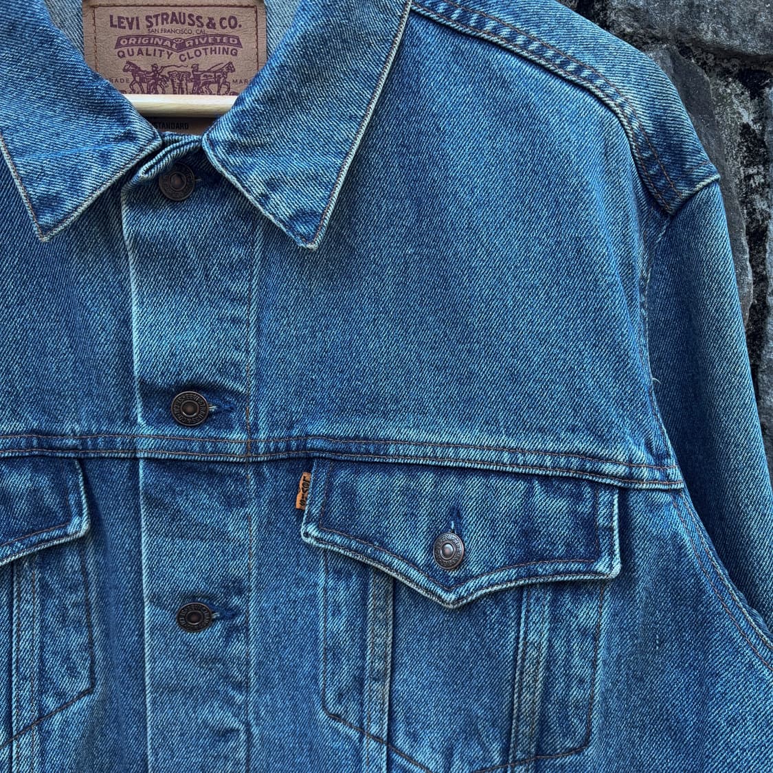 리바이스 75515 레귤러 스탠다드 데님 트러커 자켓 상품이미지3