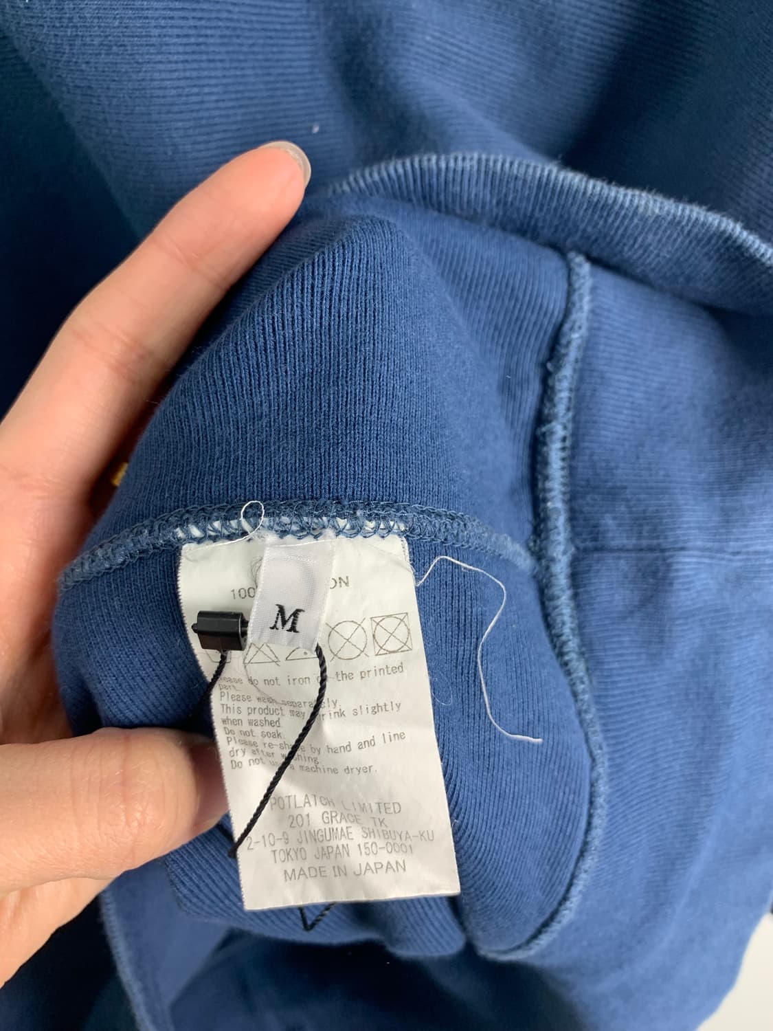 카브엠트 모크넥 네이비 스웻 후디  상품이미지5