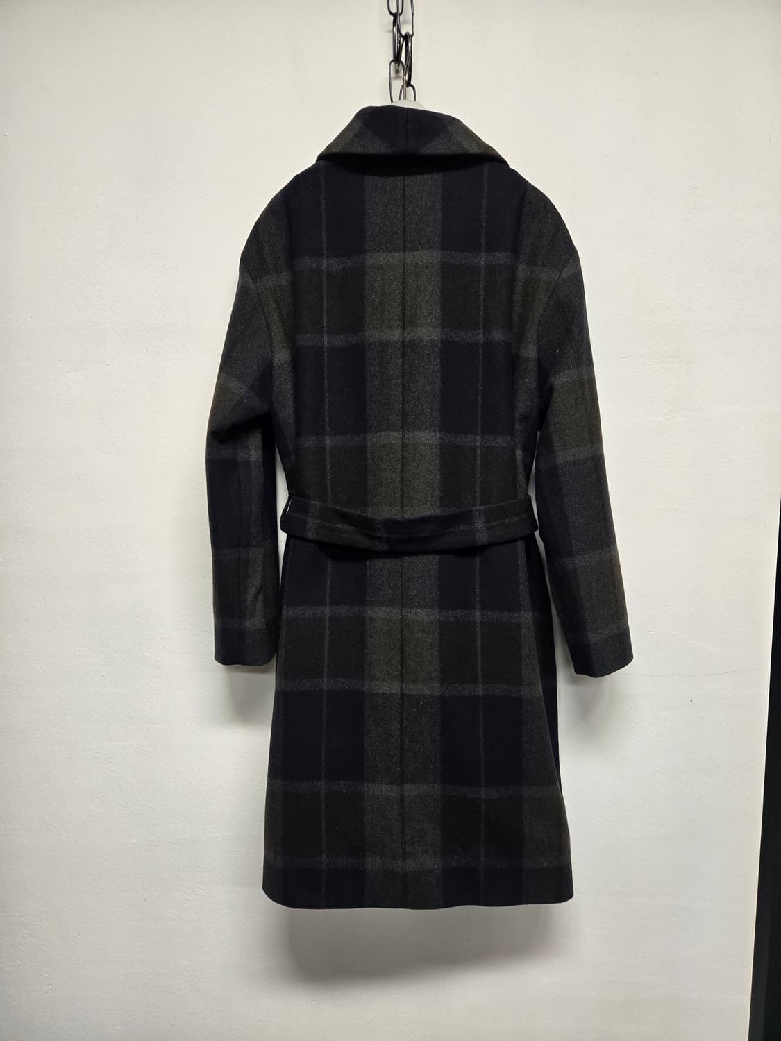 코스 COS 모75% 혼방 체크 코트 상품이미지2