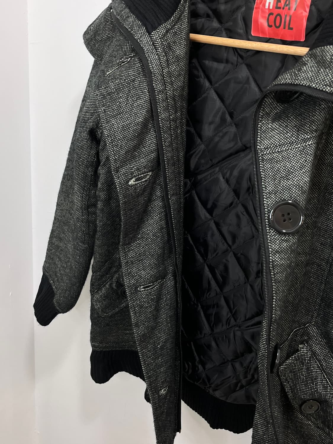 HEAT COIL 버튼 하이넥 자켓 상품이미지9