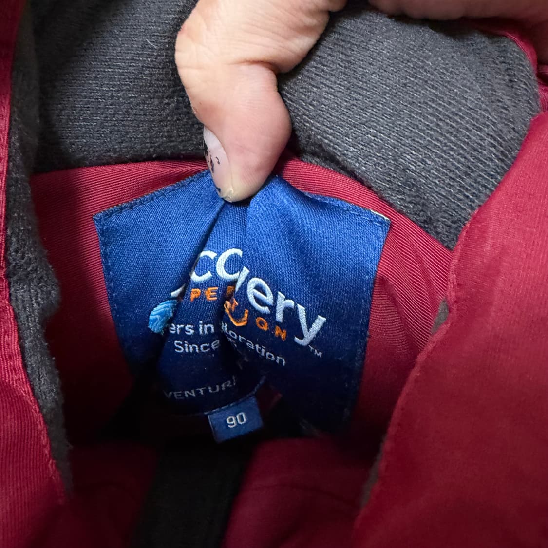 디스커버리 와펜 구스다운 후드 패딩 S/90  상품이미지6