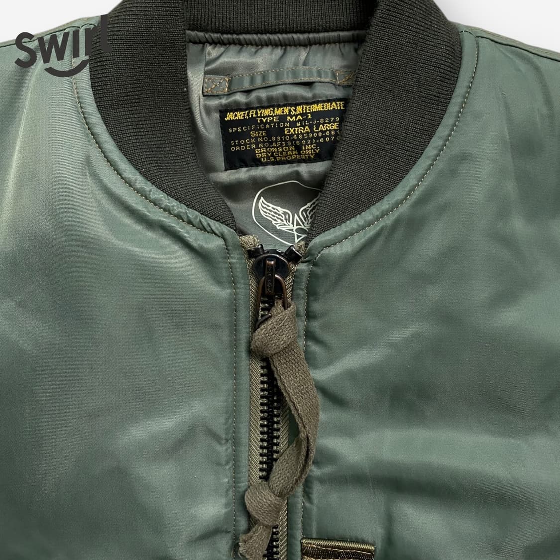 🌊Bronson Ma-1 Wool Pile jacket 상품이미지6