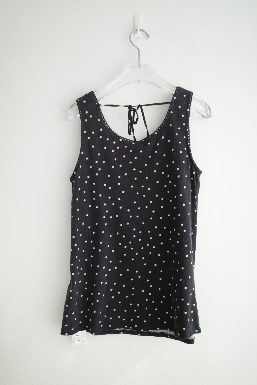Back ribbon dot sleeveless 상품이미지7