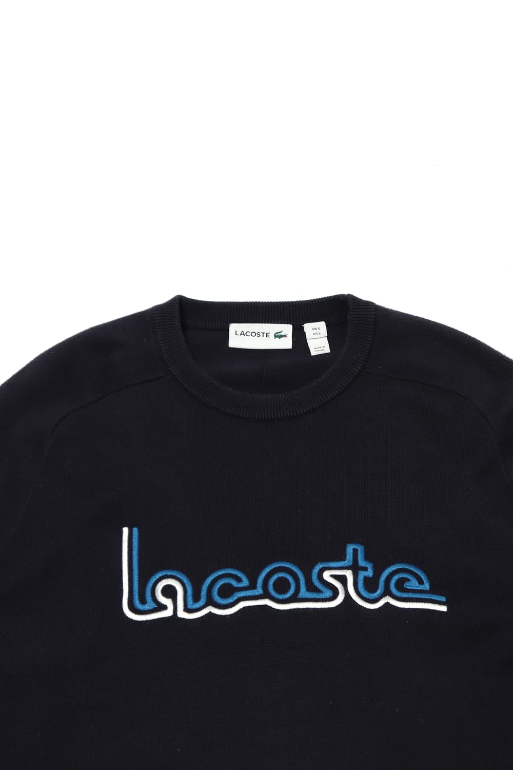 LACOSTE 다크 네이비 니트 size L 상품이미지3