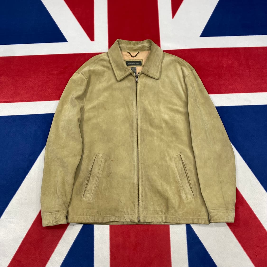 바나나리퍼블릭 리얼스웨이드자켓 L 상품이미지1