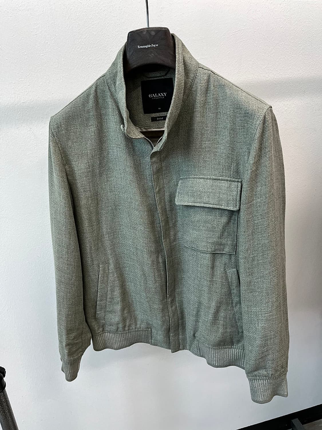 100) 갤럭시 25ss 린넨 블루종  상품이미지2