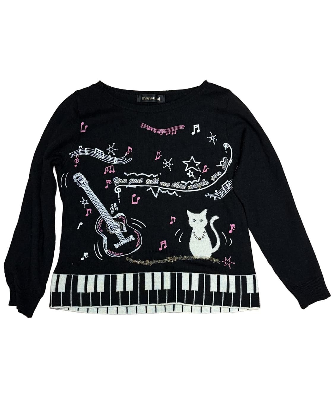 네코 락스타 블랙 니트 상품이미지1