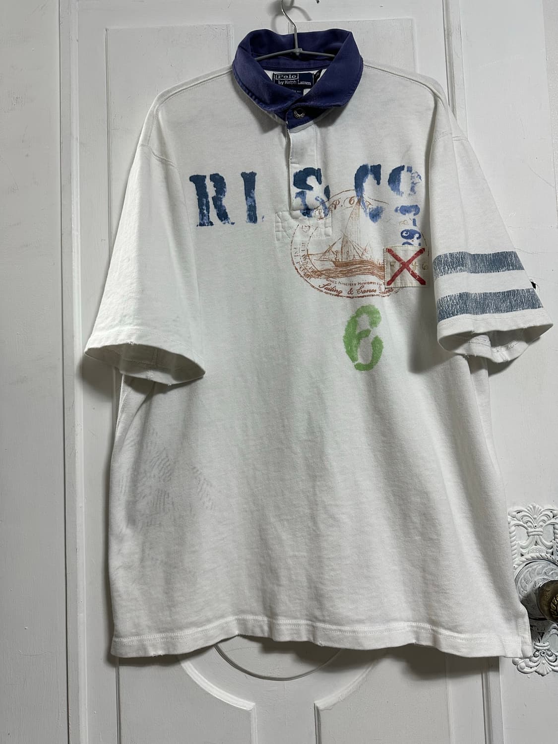 폴로 랄프로렌 페인팅 카라티 상품이미지1