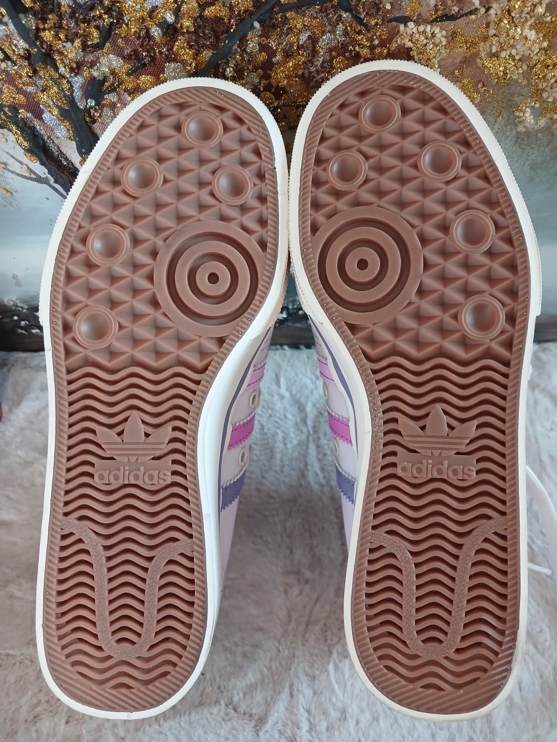 아디다스 정품 여성 하이탑 스니커즈 235 사이즈 (뒷면 높이 14) 상품이미지9