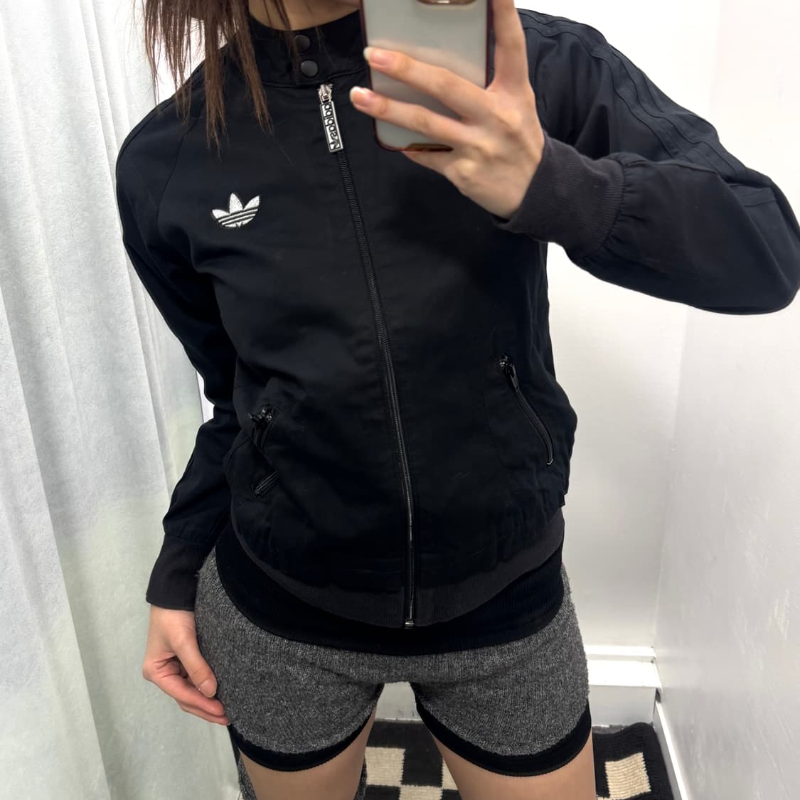 아디다스 블랙코튼자켓 상품이미지1