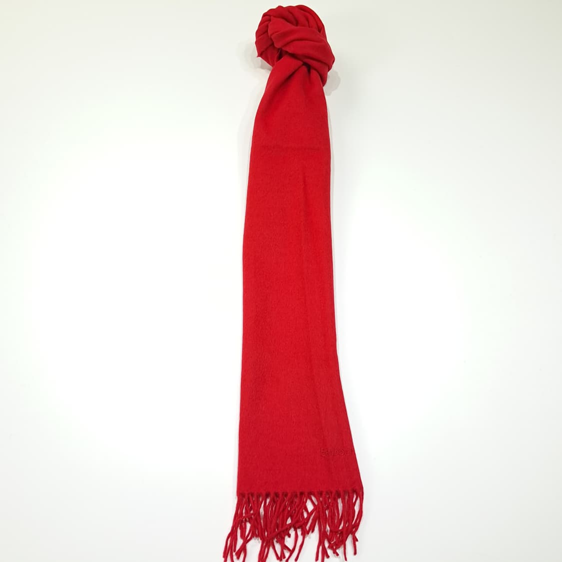 MX445 바버 레드 자수 머플러 목돌 상품이미지5