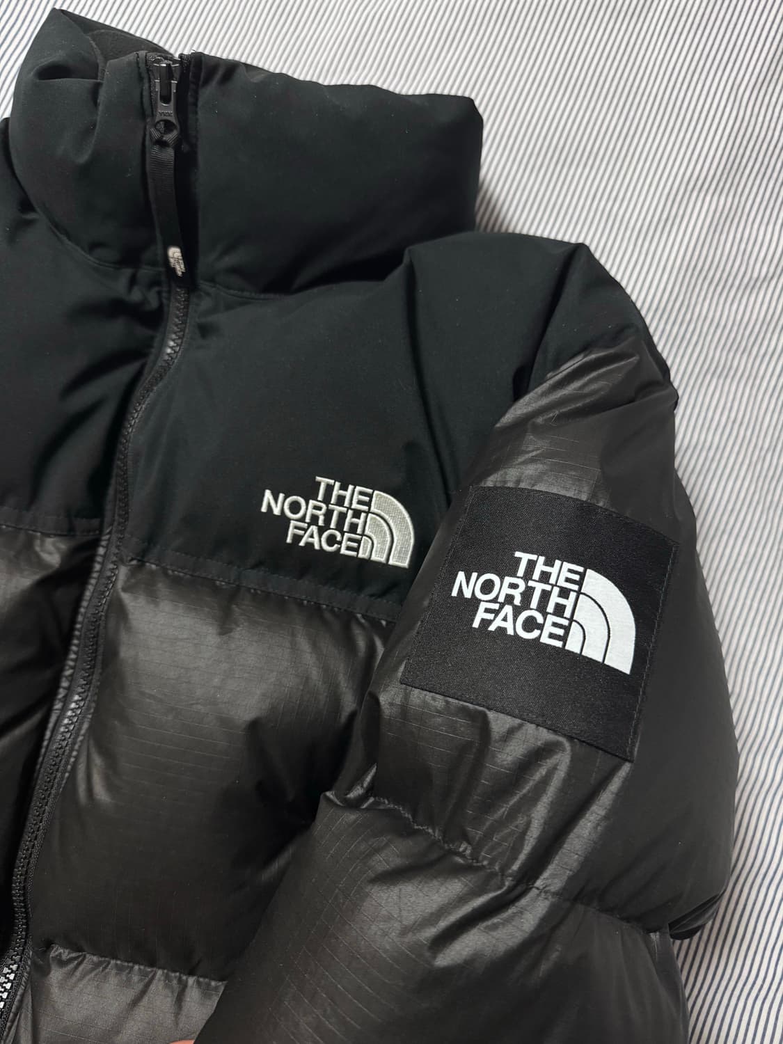 W 노스페이스 화이트 라벨 노벨티 눕시 다운 자켓 블랙 M 상품이미지5