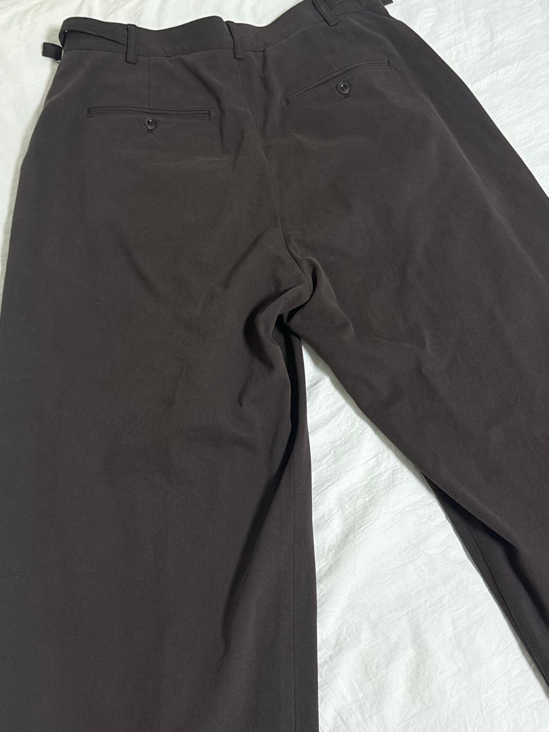 노운 와이드 치노 브라운 1사이즈 상품이미지2