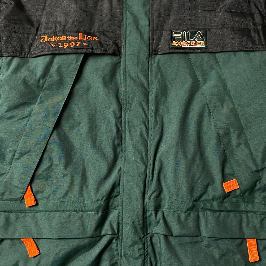 FILA 1990s 휠라 빈티지 플리스 윈드브레이커 파카 A00540 상품이미지3