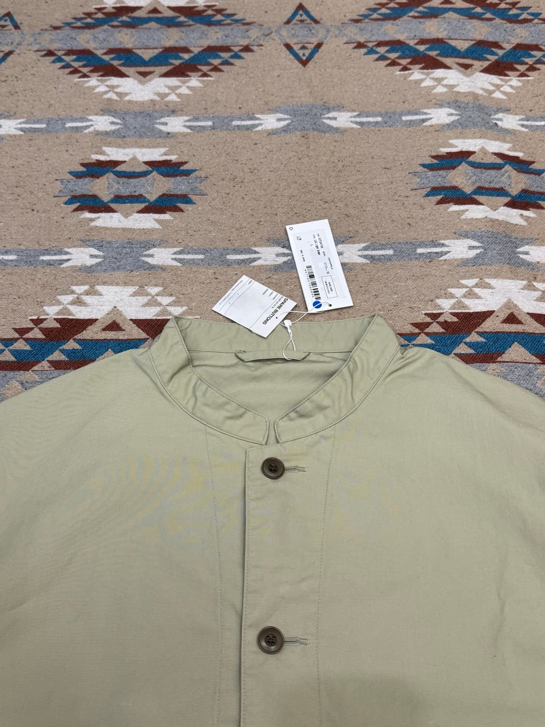 [XL][110] 나나미카 벤드 카라 셔츠 자켓 상품이미지2