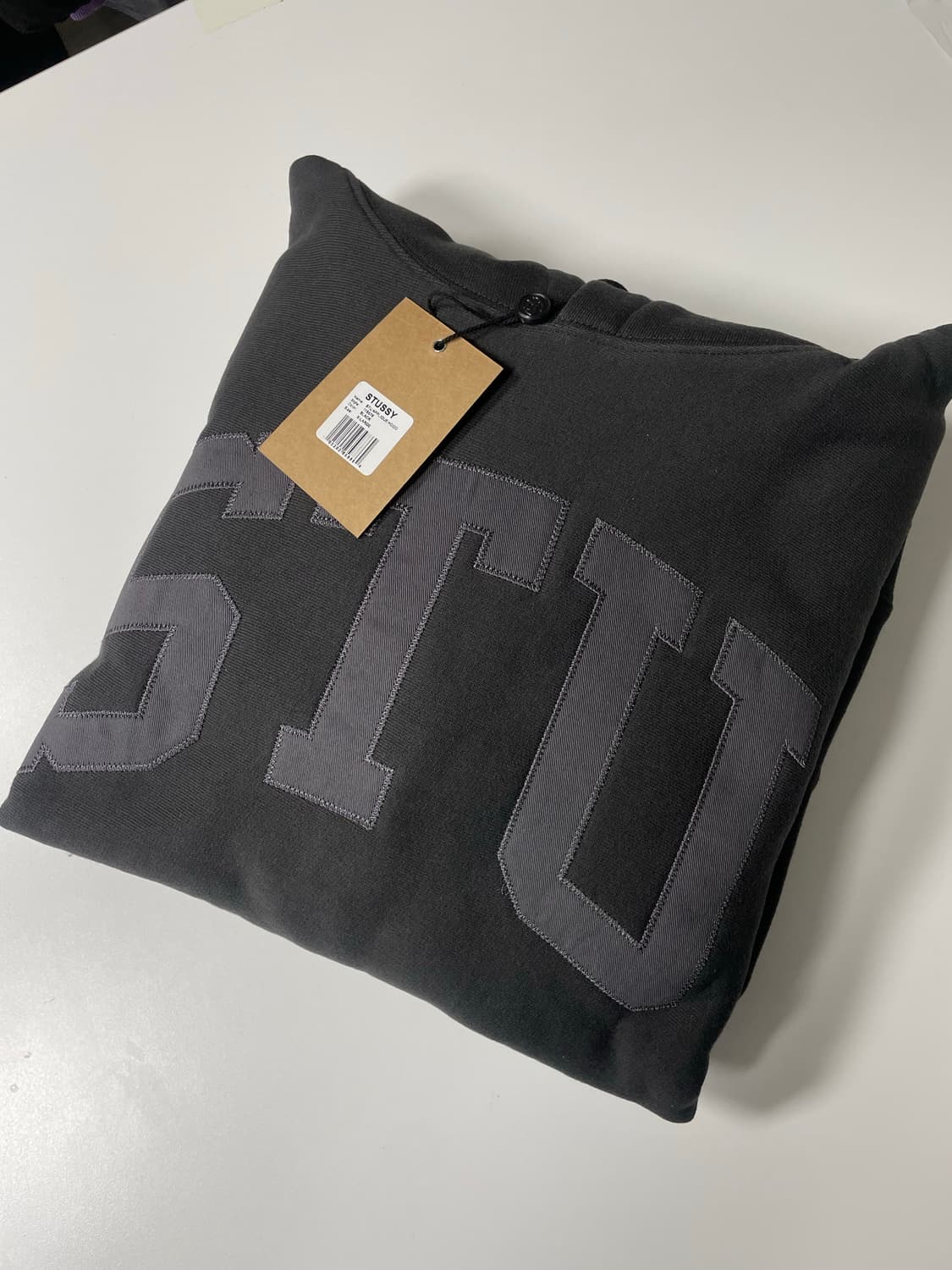 스투시 스투 아플리케 후드 XL 상품이미지1