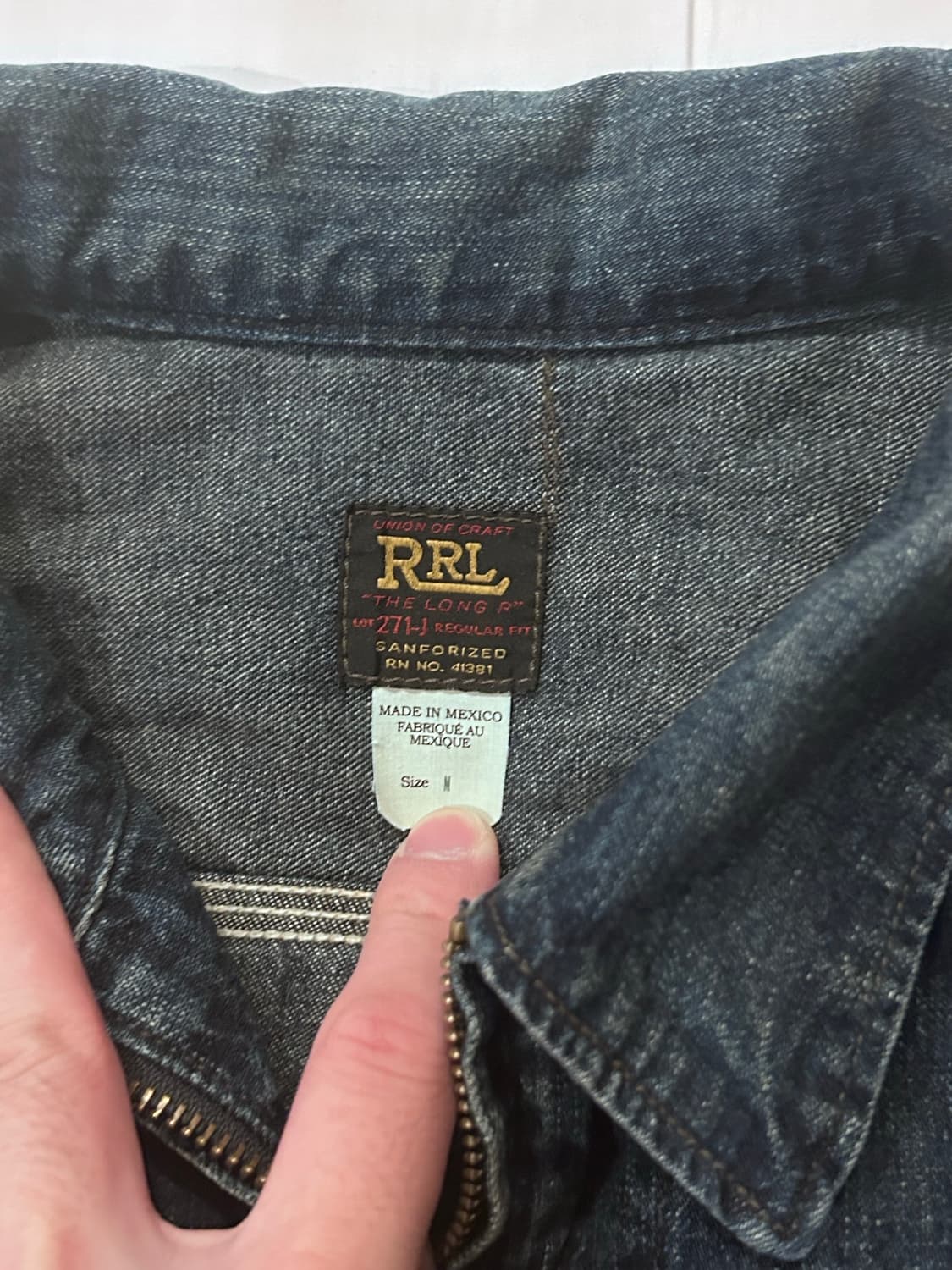 RRL 레이튼 데님 자켓 M 상품이미지2