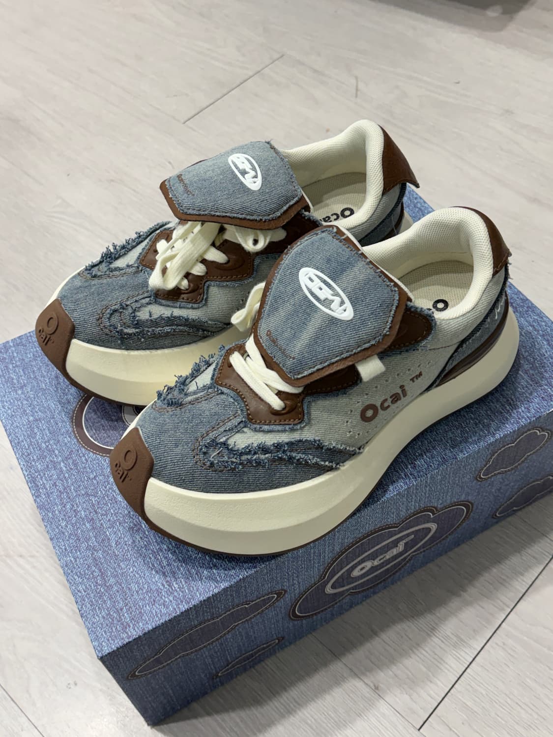 오카이 신발 OCAI 클라우드 러너 데님 스니커즈 240 상품이미지1