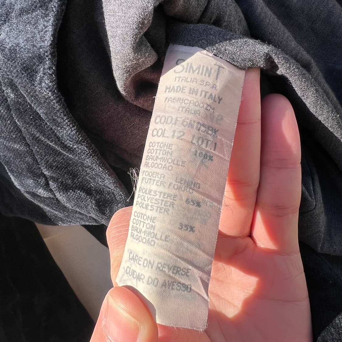 Early 90’s Armani Jeans 벨벳 3버튼 자켓 상품이미지9