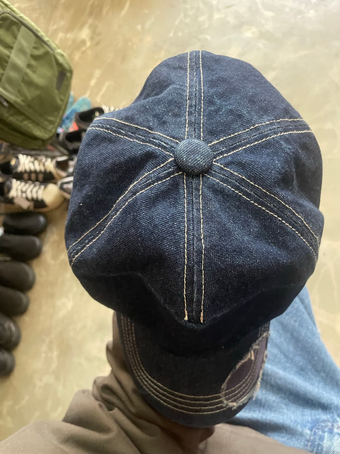 빔즈 데님 캡 빵모자st 상품이미지7