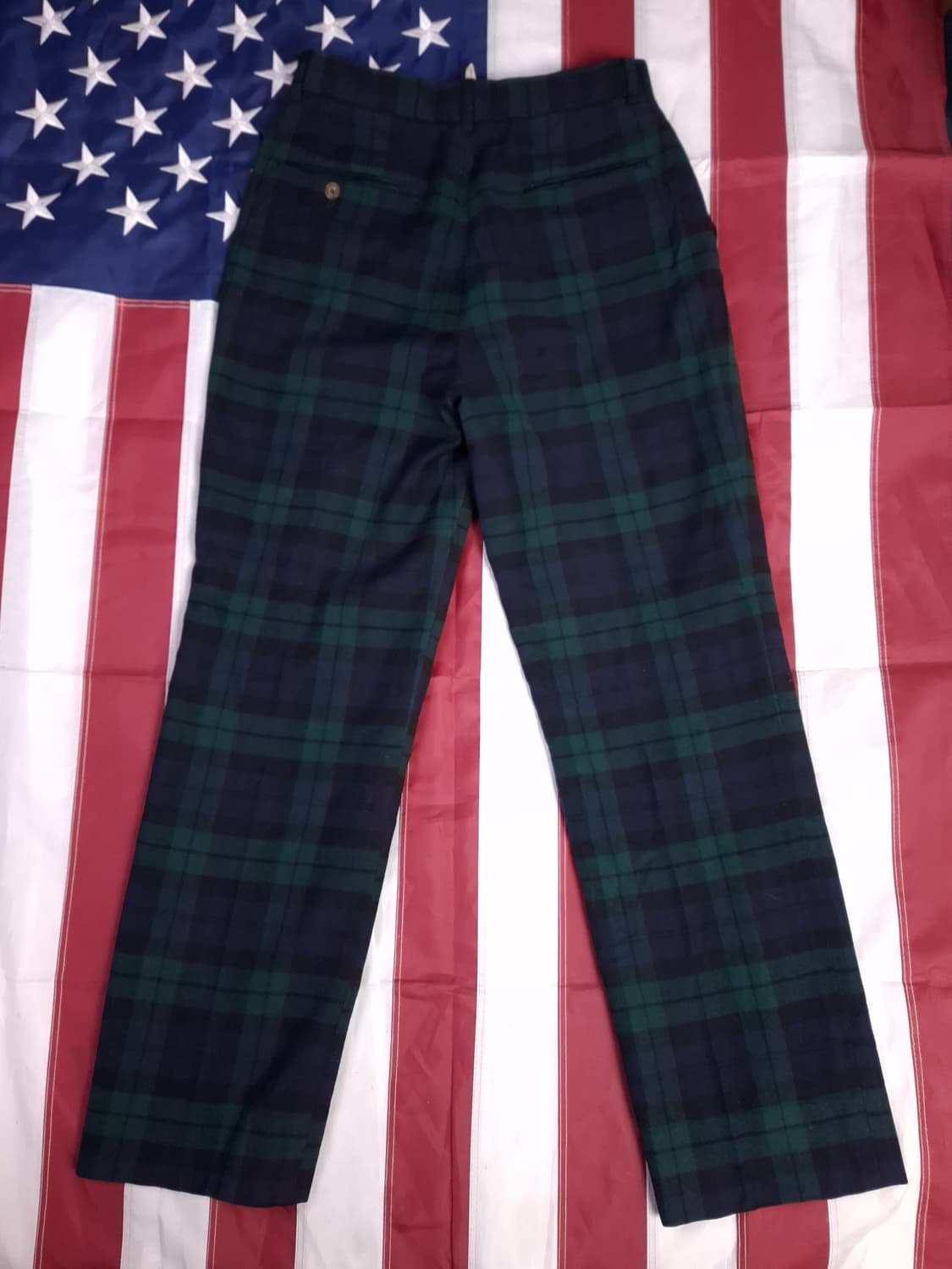 오리지날 90's 일본판 J.PRESS 우먼 블랙와치 울 팬츠 상품이미지7