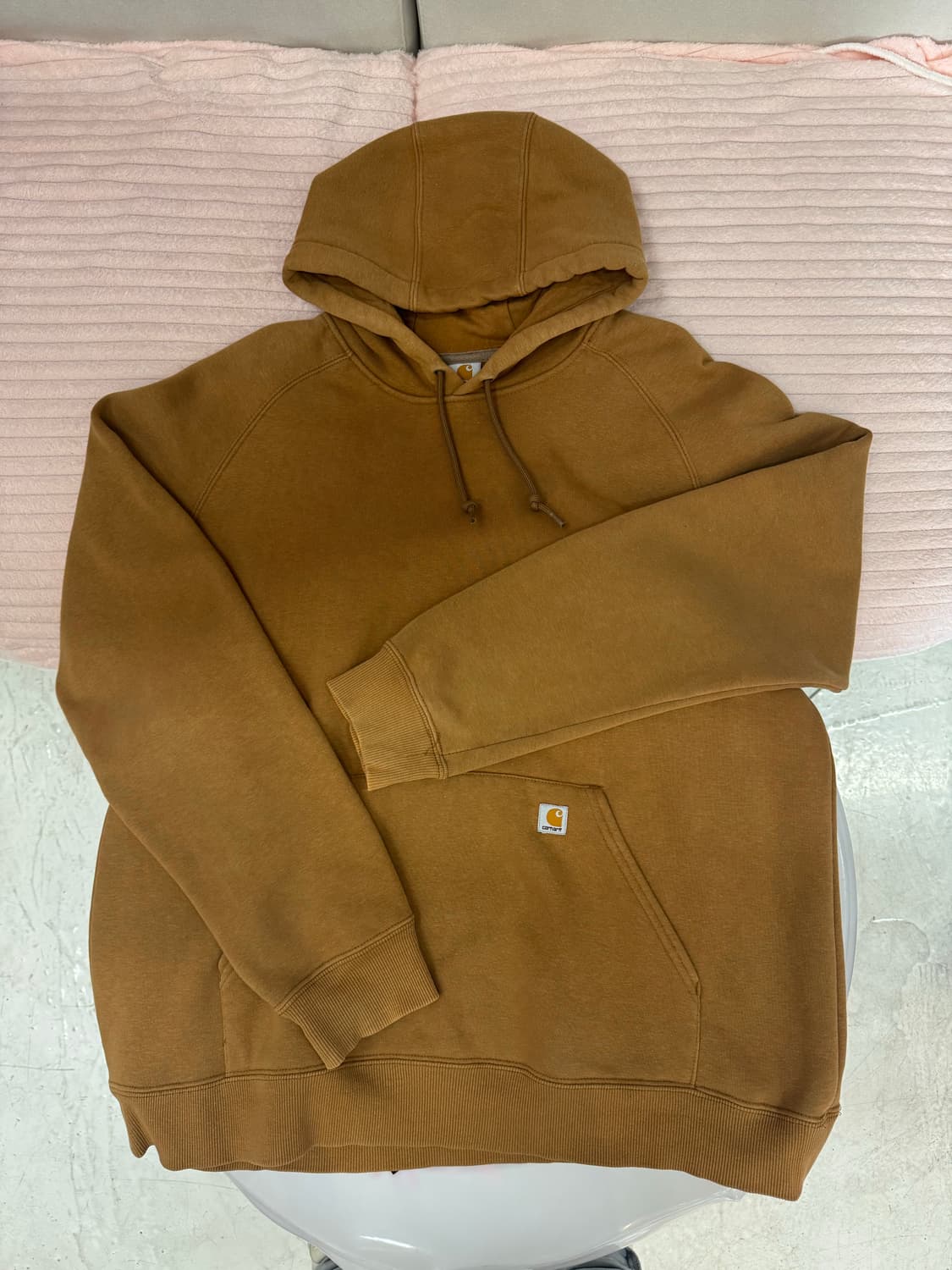 Carhartt 칼하트 브라운 클래식 후드 (카멜 브라운) 상품이미지3