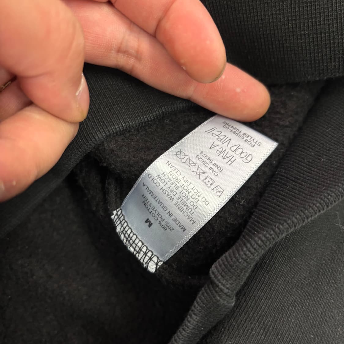 100 스투시 베이직로고 후드티 상품이미지8