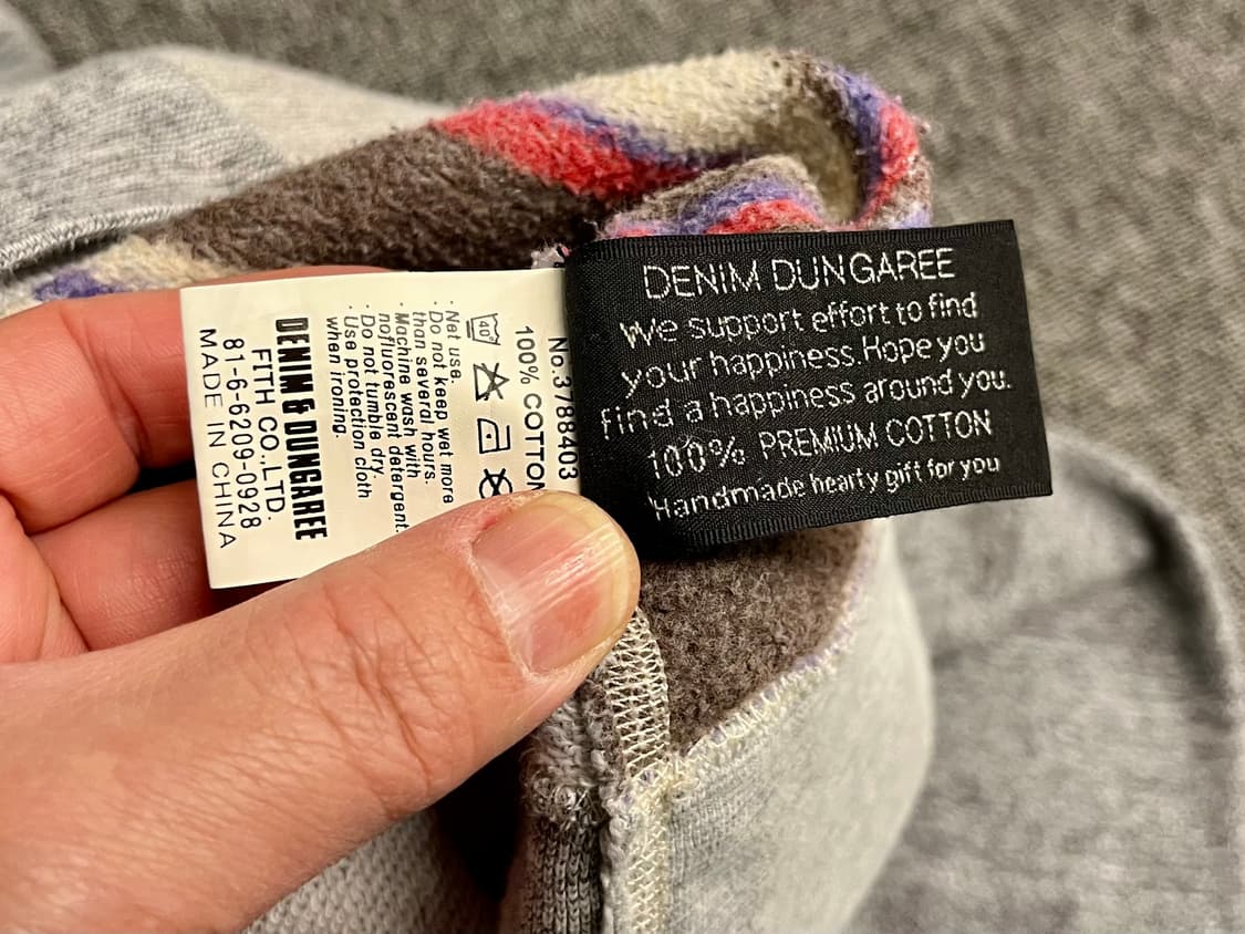 [55] DENIM DUNGAREE X PEANUTS 피너츠 맨투맨  상품이미지5