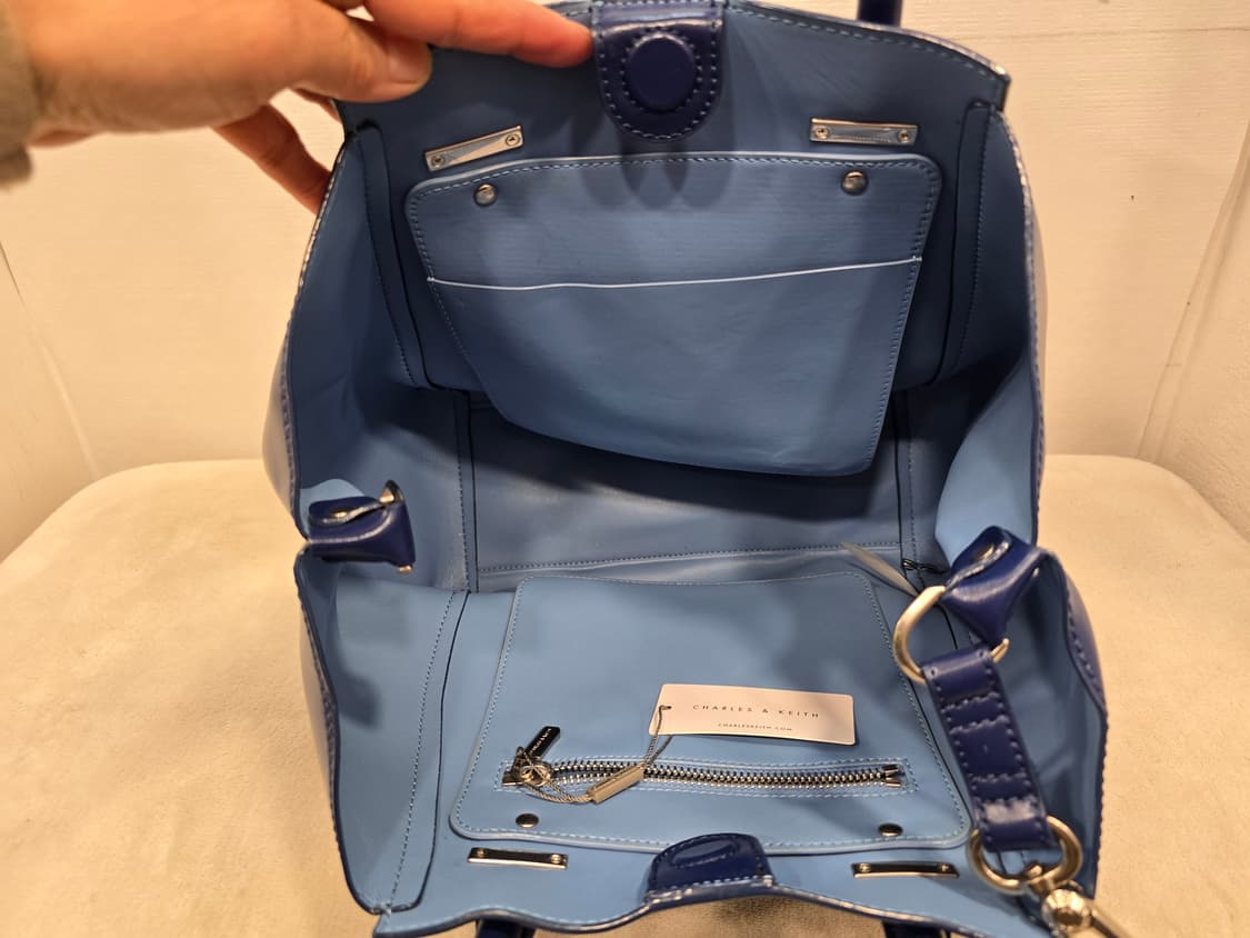 찰스앤키스 파란색 토트백 상품이미지9