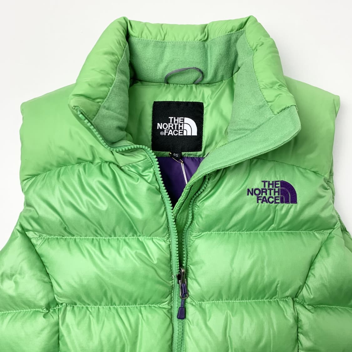 [M/정품] 나노스페이스 700 여성 그린 눕시 패딩조끼 상품이미지3